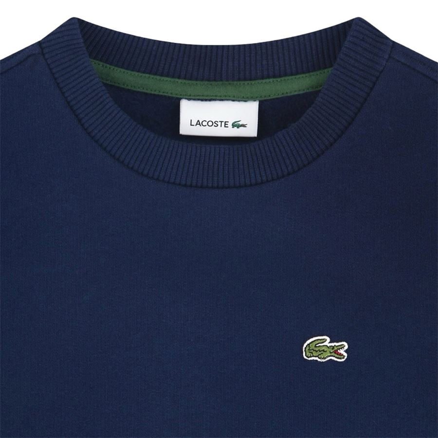 Felpa girocollo in tessuto felpato da bambino Lacoste | 947029UGW